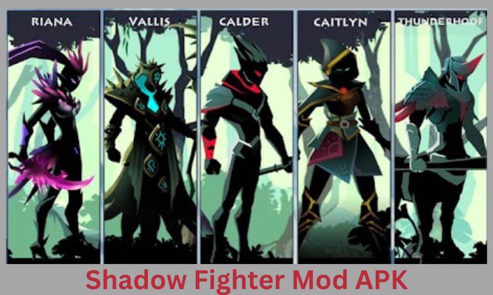 shadow fighter mod apk diamonds and money