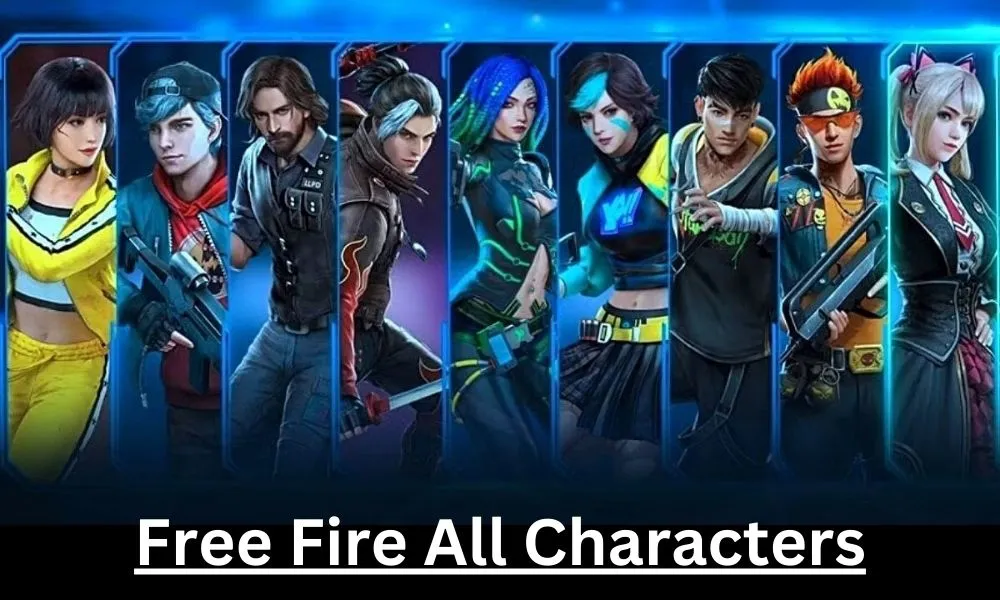 Free Fire Mod APK All Characters Unlocked